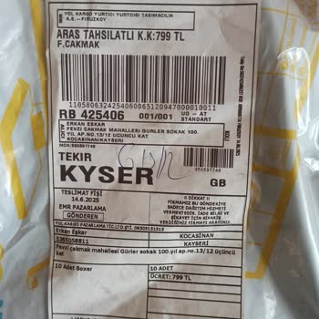 Sipariş Ettiğim Boxerlar Görseldekilerle Uyuşmuyor, Eksik Ve Farklı Ürün Gönderildi