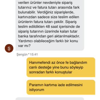Migros Hemen'den Fazla Para Çekildi, İade Yapılmadı Ve Stokta Olmayan Ürün Satıldı
