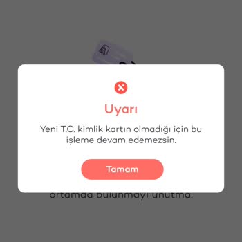Yeni Kimlik Ve NFC Olmasına Rağmen İşlem Yapılamıyor