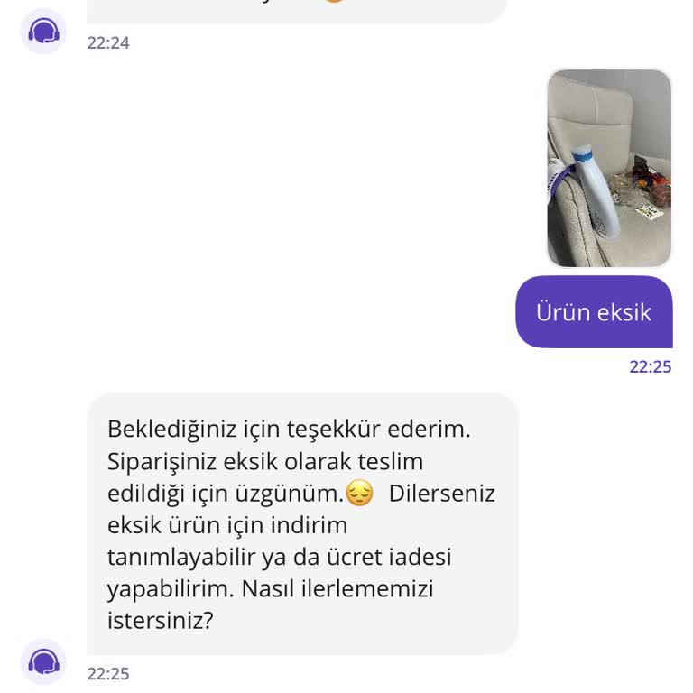 Siparişlerim Geç Ve Eksik Teslim Ediliyor, Müşteri Memnuniyeti Yok