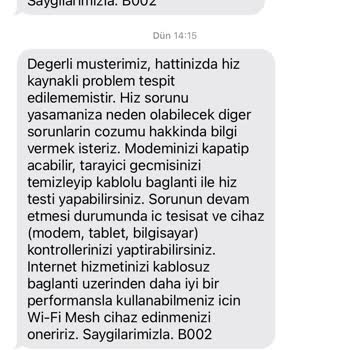 Müşteri Temsilcisine Ulaşılamıyor İnternet Sorunum Çözülmüyor