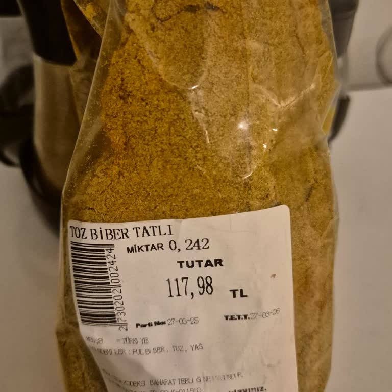 Aldığım Tatlı Toz Kırmızı Biberin Rengi Değişti, Güvenim Sarsıldı