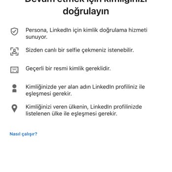 Linkedin Hesabım Tekrar Tekrar Sebepsiz Kısıtlanıyor Kimlik Doğrulama Sorunu Yaşıyorum