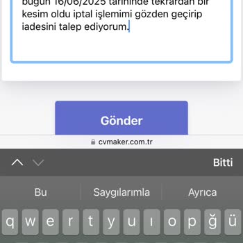 CV Maker Abonelik İptaline Rağmen Ücret Çekilmeye Devam Ediyor