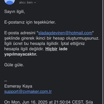 CV Maker Abonelik İptaline Rağmen Ücret Çekilmeye Devam Ediyor