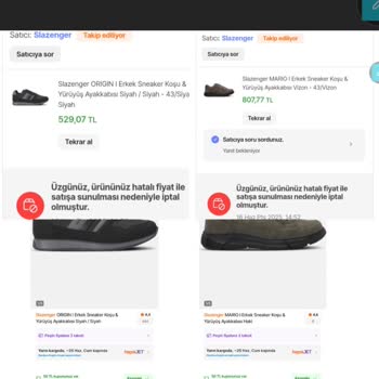 Onaylanan Siparişim Hatalı Fiyat Gerekçesiyle İptal Edildi, Mağduriyetim Giderilmiyor