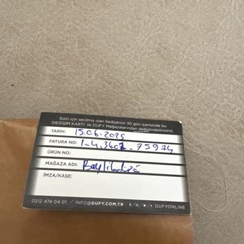 Dufy Mağazasında İade İşlemi Ve Müşteri İlgisizliği