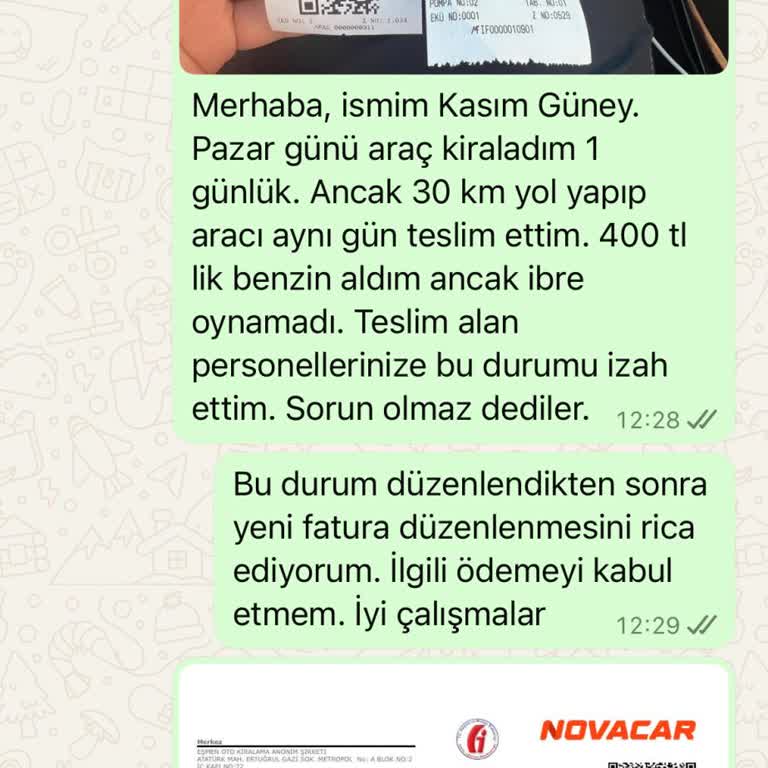 Yakıt Ücreti Ve Depozito İadesinde Haksızlık
