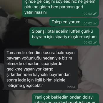 Ödemesi Yapılan Ürün Teslim Edilmedi, İade Talebi Karşılanmadı