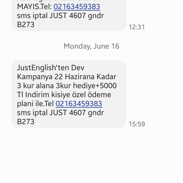 İstemediğim Mesajlarla Sürekli Rahatsız Edilmekten Yoruldum