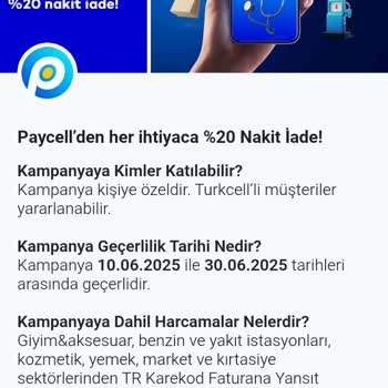 Paycell Kampanya İadesi Gerçekleşmedi