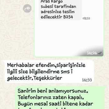 Sipariş Verildi, Ürün Ve Takip Numarası Sağlanmadı, Müşteri Oyalandı