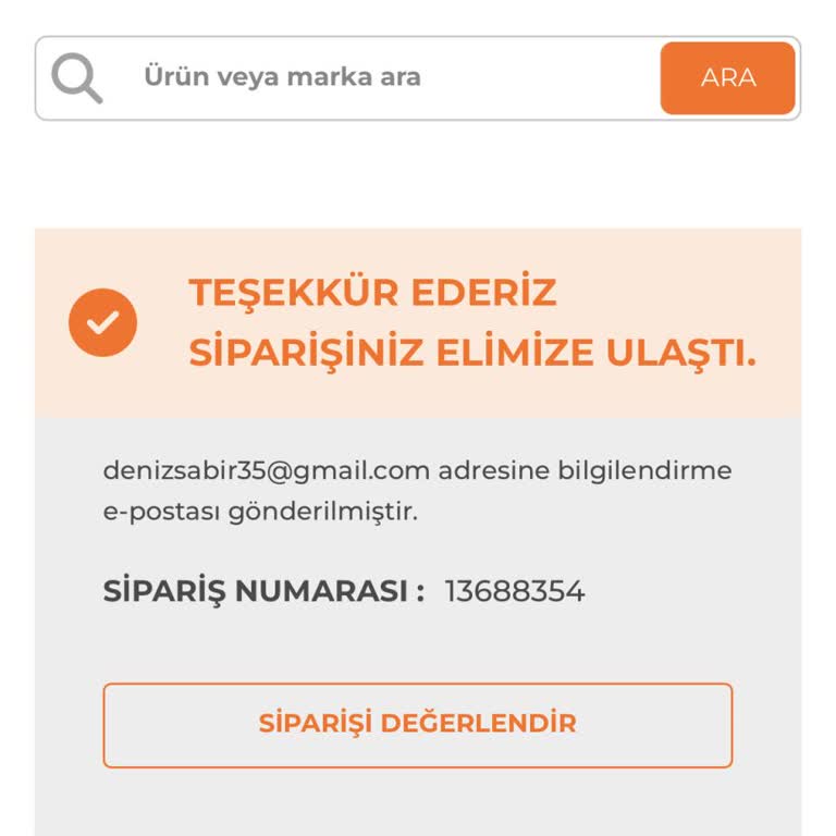 Siparişimin Görünmemesi Güvenimi Sarstı