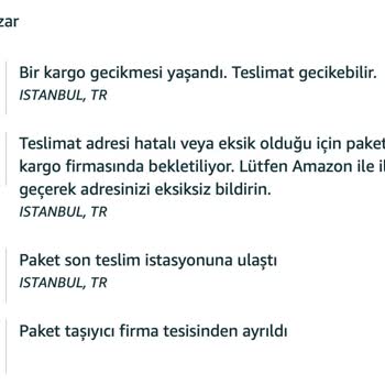 Adres Doğruluğu Kontrol Edilmeden Siparişimin İade Edilmesi Mağduriyet Yarattı