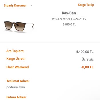 Deforme Ürün İadesi Yapılmıyor Ve Ürün Kayboldu