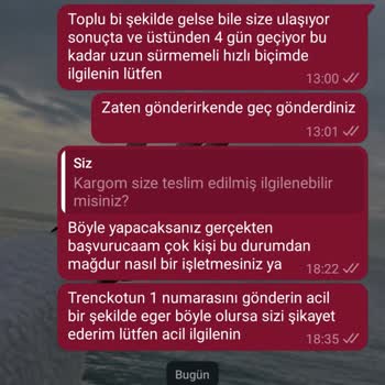 Yanlış Beden Gönderimi Ve Değişim Sürecinde Sorun
