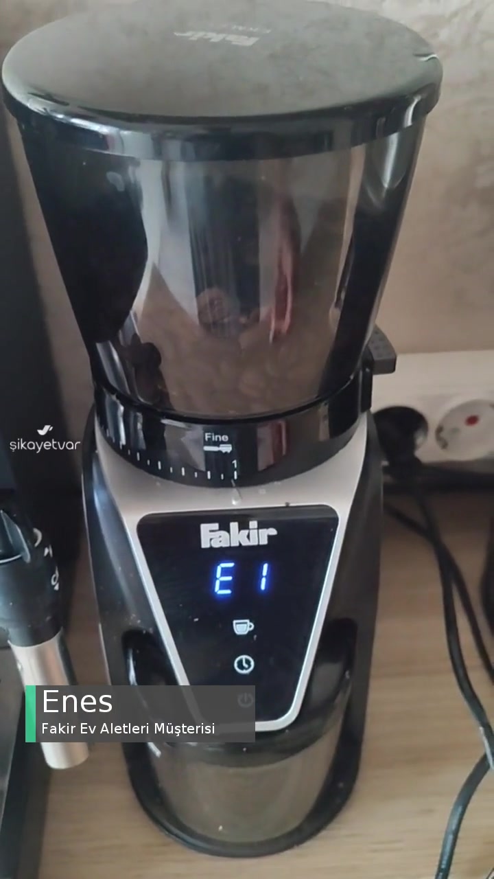Fakir Ev Aletleri Öğütücü Arızası E1 videonun kapak resmi