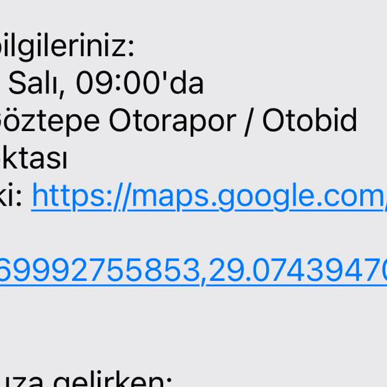 Randevu Sıram Başka Araca Verildi Programım Bozuldu