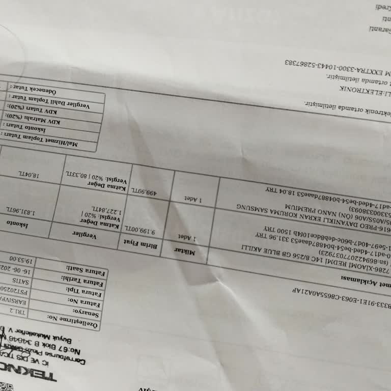 Faturadaki Tutar Ve Ek Garanti Ücreti Hatalı Yansıtıldı