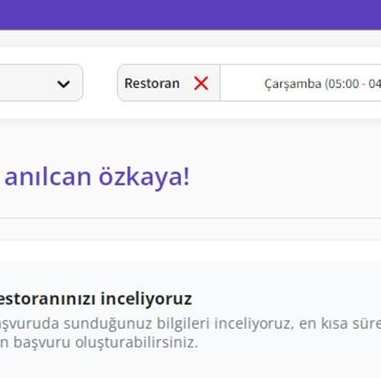 Getir Yemek'te Restoran Başvurumuz Onaylanmıyor, Süreç Çok Yavaş İlerliyor