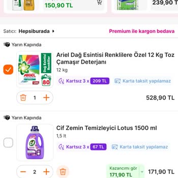 Hepsiburada Premium Üyelikte Kupon ve İade Mağduriyeti