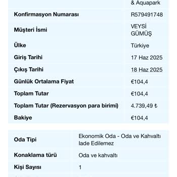 Rezervasyonum Onaylandıktan Sonra Sebepsizce İptal Edildi