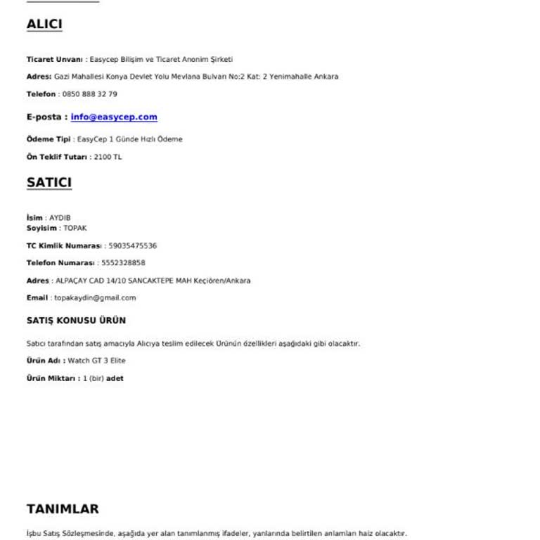 Söz Verilen Sürede Ödeme Yapılmadı, Mağdur Edildim