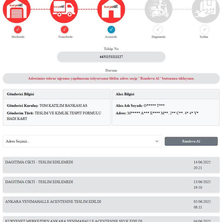 Kuryenet Teslimat Gecikmesi Ve Müşteri Hizmetleri Sorunu