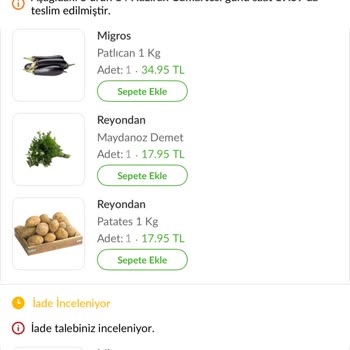 Bozuk Et Teslimatı Ve Yavaş İade Süreci