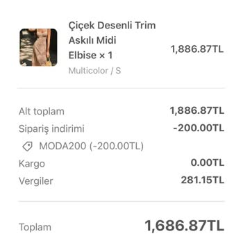 Modaras.com'dan Gelen Ürün Fiyasko, İade Ve İletişim Yok!