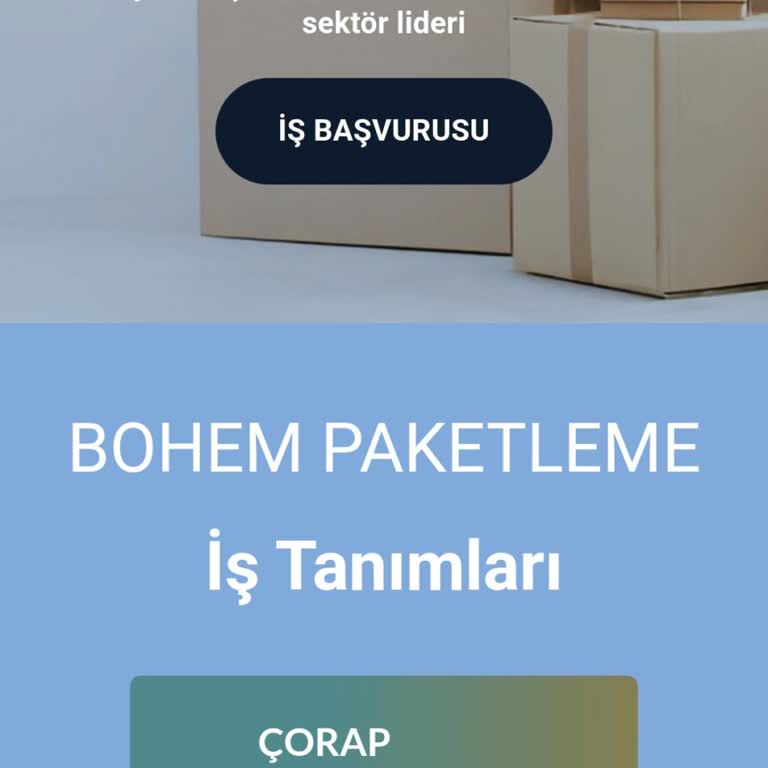Evde Paketleme Bohem Paketleme Şikayeti