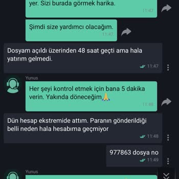Gönderdiğim Para Hesabıma Geçmedi, Destek Yetersiz