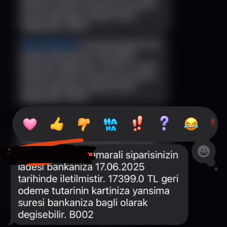 İade Ücretim Hesabıma Yatmadı, Mağdur Oluyorum