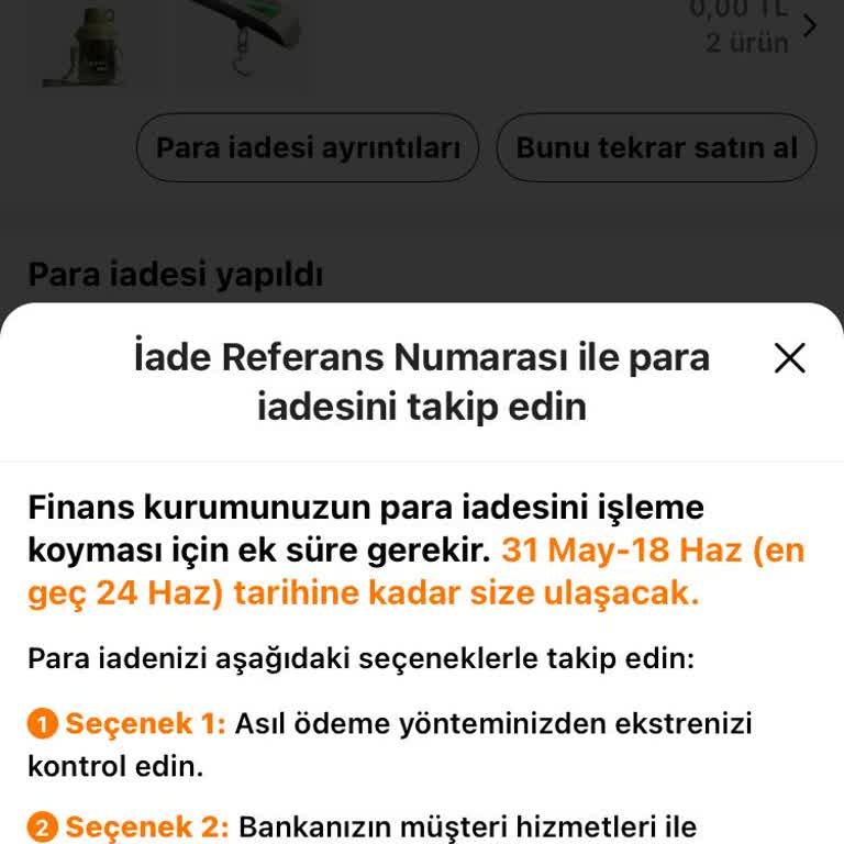 Temu İptal Edilen Siparişin Ücreti Hala Hesabımda Yok
