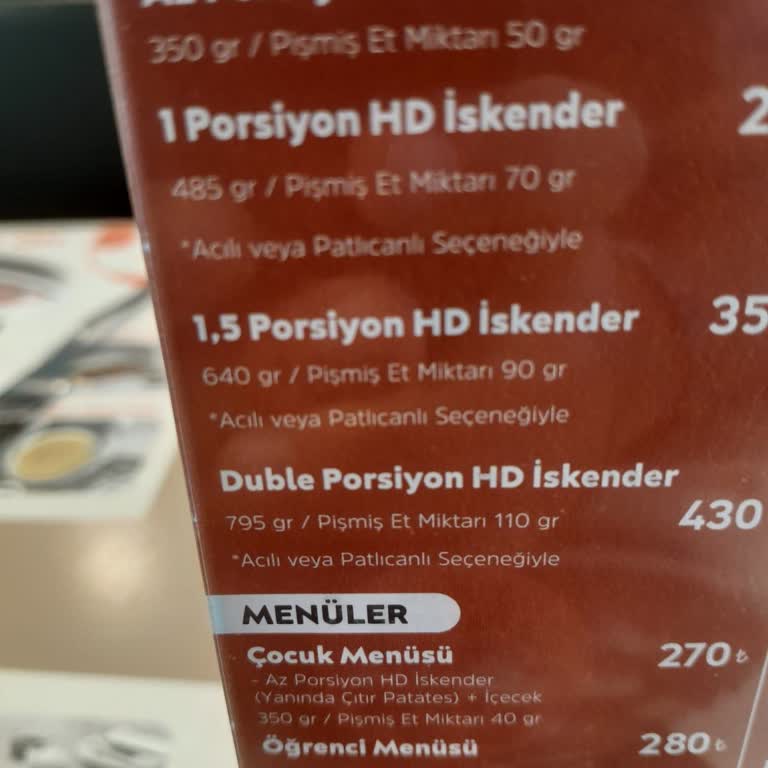 Siparişimde Eksik Gramaj Ve Yanıltıcı Porsiyon