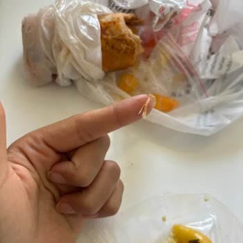 Dönerde Yolunmamış Tavuk Tüyleriyle Karşılaştım