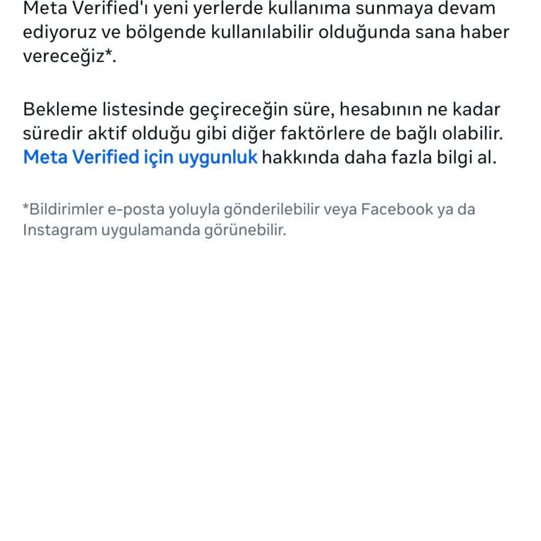 Meta Bekleme Listesi Sorunu Ve Mavi Tik İptali Mağduriyeti