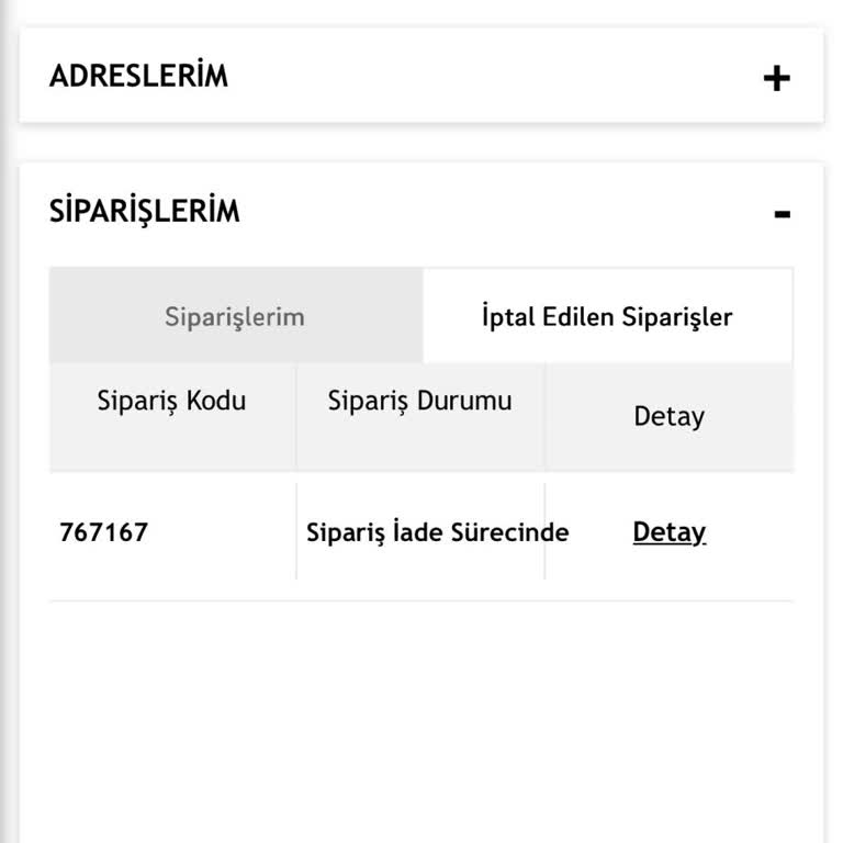 Stokta Olmayan Parfümün Satışı Ve Siparişin Keyfi İptali