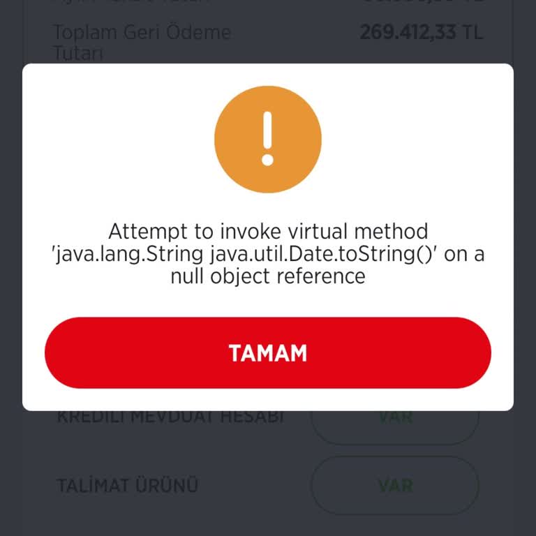 Ziraat Bankası Dijital Kredi Başvurusunda Sürekli Hata Alıyorum
