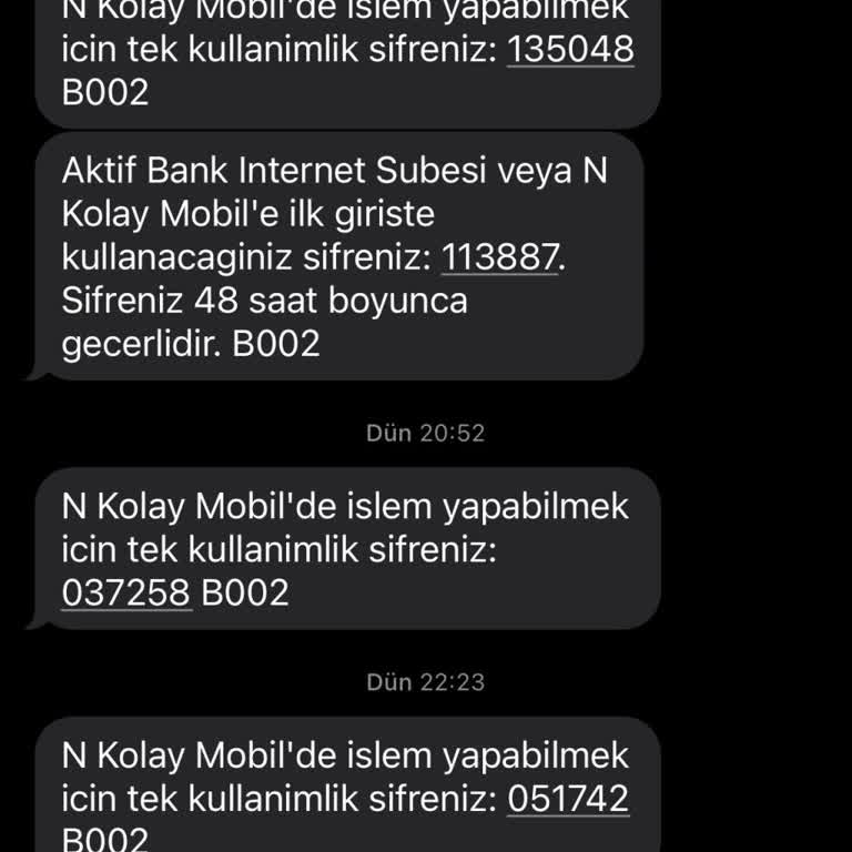 Nkolay Aktif Bank'ta Şifre ve Güvenlik Sorunu Nedeniyle Borç Ödemede Mağduriyet