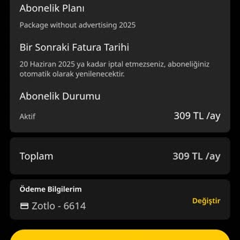 Deneme Üyeliğini İptal Edemiyorum, Sürekli Üyelik Yenilemeye Yönlendiriliyorum