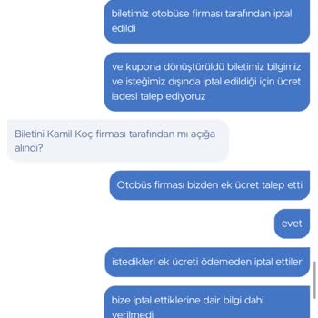 Bilgi Dışı Bilet İptali Ve İade Sürecinde Mağduriyet Yaşadım