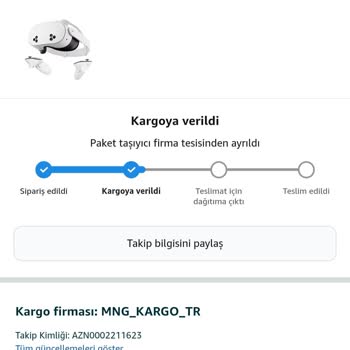 Satıcıdan Alınan Ürünün Kargo Takibi Yapılamıyor Ve Güven Sorunu Oluştu