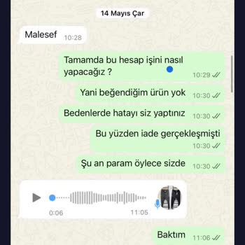 Aylarca Beklenen İade Ve İlgisiz Müşteri Hizmeti