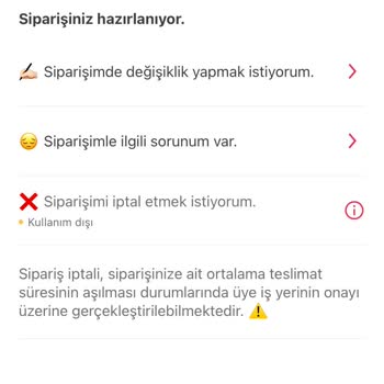 Siparişim Gelmedi, Canlı Yardıma Ve Restorana Ulaşamıyorum!