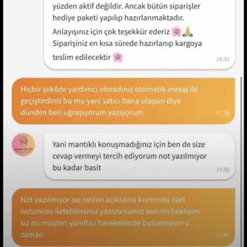 Trendyol Teslim Edilmeyen Sipariş ve Müşteri Onurunu Zedeleyen Yaklaşım