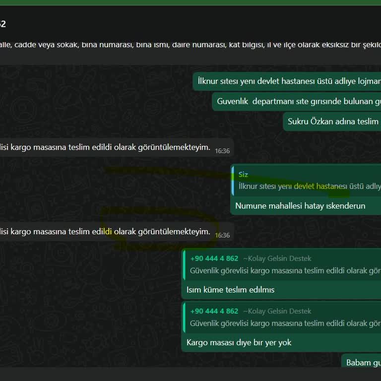 Teslim Edilmeyen Siparişe Çözüm Bulunamıyor