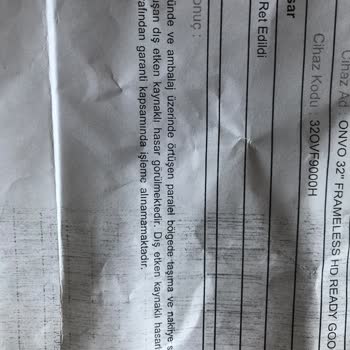 Kırık Televizyonu İade Almadılar, Mağdur Edildim!