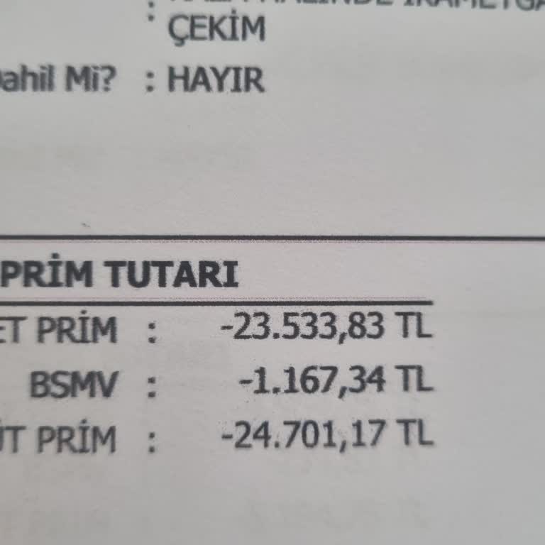 AcnTurk Sigorta Kasko İptalinden Sonra İade Ücreti Hala Yapılmadı