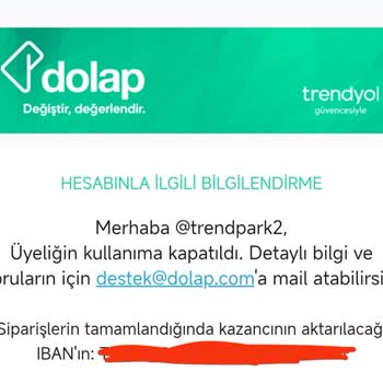 Haksız Kupon Kullanımı Gerekçesiyle Dolap Hesabım Kapatıldı